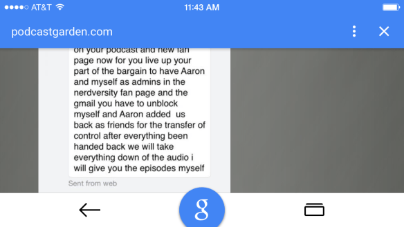 podcastgarden harassment 14